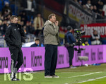 27.03.2026, Fussball Freundschafts-Länderspiel, Schweiz - Deutschland, im Stadion St.-Jakob-Park in Basel (Schweiz). Trainer Julian Nagelsmann (Deutschland) gibt Anweisungen 