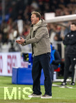 27.03.2026, Fussball Freundschafts-Länderspiel, Schweiz - Deutschland, im Stadion St.-Jakob-Park in Basel (Schweiz). Trainer Julian Nagelsmann (Deutschland) gibt Anweisungen