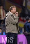 27.03.2026, Fussball Freundschafts-Länderspiel, Schweiz - Deutschland, im Stadion St.-Jakob-Park in Basel (Schweiz). Trainer Julian Nagelsmann (Deutschland) gibt Anweisungen 