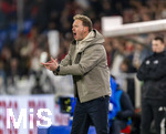 27.03.2026, Fussball Freundschafts-Länderspiel, Schweiz - Deutschland, im Stadion St.-Jakob-Park in Basel (Schweiz). Trainer Julian Nagelsmann (Deutschland) gibt Anweisungen