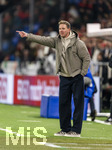 27.03.2026, Fussball Freundschafts-Länderspiel, Schweiz - Deutschland, im Stadion St.-Jakob-Park in Basel (Schweiz). Trainer Julian Nagelsmann (Deutschland) gibt Anweisungen