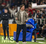 27.03.2026, Fussball Freundschafts-Länderspiel, Schweiz - Deutschland, im Stadion St.-Jakob-Park in Basel (Schweiz). Trainer Julian Nagelsmann (Deutschland) Jubelt