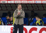 27.03.2026, Fussball Freundschafts-Länderspiel, Schweiz - Deutschland, im Stadion St.-Jakob-Park in Basel (Schweiz). Trainer Julian Nagelsmann (Deutschland) gibt Anweisungen am Spielfeldrand 