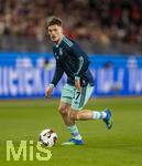 27.03.2026, Fussball Freundschafts-Länderspiel, Schweiz - Deutschland, im Stadion St.-Jakob-Park in Basel (Schweiz). Florian Wirtz (Deutschland) am Ball 