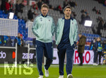 27.03.2026, Fussball Freundschafts-Länderspiel, Schweiz - Deutschland, im Stadion St.-Jakob-Park in Basel (Schweiz). v.li: Trainer Julian Nagelsmann (Deutschland) und sein Co-Trainer Benjamin Glück (Deutschland)   