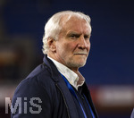 27.03.2026, Fussball Freundschafts-Länderspiel, Schweiz - Deutschland, im Stadion St.-Jakob-Park in Basel (Schweiz). Sportdirektor Rudi Völler (Deutschland) auf dem Spielfeld.