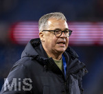 27.03.2026, Fussball Freundschafts-Länderspiel, Schweiz - Deutschland, im Stadion St.-Jakob-Park in Basel (Schweiz). DFB-Geschäftsführer Andreas Rettig (Deutschland) auf dem Spielfeld. 