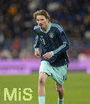 27.03.2026, Fussball Freundschafts-Länderspiel, Schweiz - Deutschland, im Stadion St.-Jakob-Park in Basel (Schweiz). Nick Woltemade (Deutschland) 