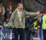27.03.2026, Fussball Freundschafts-Länderspiel, Schweiz - Deutschland, im Stadion St.-Jakob-Park in Basel (Schweiz). Trainer Julian Nagelsmann (Deutschland) in Rage