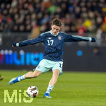 27.03.2026, Fussball Freundschafts-Länderspiel, Schweiz - Deutschland, im Stadion St.-Jakob-Park in Basel (Schweiz). Florian Wirtz (Deutschland) am Ball 
