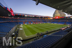 27.03.2026, Fussball Freundschafts-Länderspiel, Schweiz - Deutschland, im Stadion St.-Jakob-Park in Basel (Schweiz). Stadionübersicht, Totale, Übersicht, Vogelperspektive, Innenansicht,  vor dem Spiel noch leer.
