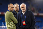 27.03.2026, Fussball Freundschafts-Länderspiel, Schweiz - Deutschland, im Stadion St.-Jakob-Park in Basel (Schweiz). v.li: Team-Manager Markus Löw (DFB), Andreas Rettig (DFB), Sportdirektor Rudi Völler (Deutschland), 