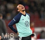30.03.2026, Fussball Freundschafts-Länderspiele 2.Spieltag, Deutschland - Ghana, in der MHP-Arena Stuttgart (Deutschland). Leroy Sane (Deutschland) hat Spass