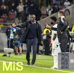 30.03.2026, Fussball Freundschafts-Länderspiele 2.Spieltag, Deutschland - Ghana, in der MHP-Arena Stuttgart (Deutschland). Trainer Otto Addo (Ghana) am Spielfeldrand 