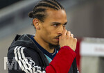 30.03.2026, Fussball Freundschafts-Länderspiele 2.Spieltag, Deutschland - Ghana, in der MHP-Arena Stuttgart (Deutschland). Leroy Sane (Deutschland) nachdenklich an der Bank.