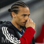 30.03.2026, Fussball Freundschafts-Länderspiele 2.Spieltag, Deutschland - Ghana, in der MHP-Arena Stuttgart (Deutschland). Leroy Sane (Deutschland) nachdenklich an der Bank.