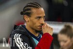 30.03.2026, Fussball Freundschafts-Länderspiele 2.Spieltag, Deutschland - Ghana, in der MHP-Arena Stuttgart (Deutschland). Leroy Sane (Deutschland) nachdenklich an der Bank.