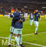 30.03.2026, Fussball Freundschafts-Länderspiele 2.Spieltag, Deutschland - Ghana, in der MHP-Arena Stuttgart (Deutschland). Torjubel Deniz Undav (Deutschland) mit Antonio Rüdiger (Deutschland) 