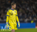 30.03.2026, Fussball Freundschafts-Länderspiele 2.Spieltag, Deutschland - Ghana, in der MHP-Arena Stuttgart (Deutschland). Torwart Alexander Nübel (Deutschland) nachdenklich  