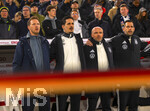 30.03.2026, Fussball Freundschafts-Länderspiele 2.Spieltag, Deutschland - Ghana, in der MHP-Arena Stuttgart (Deutschland). Bei der Hymne, v.li: Trainer Julian Nagelsmann (Deutschland), Co-Trainer Benjamin Hübner (Deutschland), Co-Trainer Alfred Schreuder (Deutschland), Assistenztrainer Mats Buttgereit (Deutschland) ,  