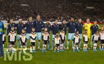 30.03.2026, Fussball Freundschafts-Länderspiele 2.Spieltag, Deutschland - Ghana, in der MHP-Arena Stuttgart (Deutschland). Bei der Hymne, v.li: Florian Wirtz (Deutschland), Serge Gnabry (Deutschland), Kai Hawertz (Deutschland), Nick Woltemade (Deutschland), Nathaniel Brown (Deutschland), Angelo Stiller (Deutschland), Pascal Groß (Deutschland), Jonathan Tah (Deutschland), Nico Schlotterbeck (Deutschland), Torwart Alexander Nübel (Deutschland), Joshua Kimmich (Deutschland) 