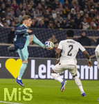 30.03.2026, Fussball Freundschafts-Länderspiele 2.Spieltag, Deutschland - Ghana, in der MHP-Arena Stuttgart (Deutschland). v.li: Lennart Karl (Deutschland) gegen Derrick Luckassen (Ghana) 