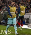 30.03.2026, Fussball Freundschafts-Länderspiele 2.Spieltag, Deutschland - Ghana, in der MHP-Arena Stuttgart (Deutschland). Deniz Undav (Deutschland) lachend als ihn die Fans mit Sprechchören feiern beim Aufwärmen.