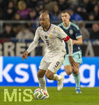 30.03.2026, Fussball Freundschafts-Länderspiele 2.Spieltag, Deutschland - Ghana, in der MHP-Arena Stuttgart (Deutschland). Jordan Ayew (Ghana) am Ball 