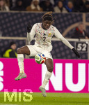 30.03.2026, Fussball Freundschafts-Länderspiele 2.Spieltag, Deutschland - Ghana, in der MHP-Arena Stuttgart (Deutschland). Caleb Yirenkyi (Ghana) am Ball 