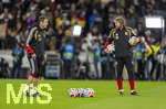 30.03.2026, Fussball Freundschafts-Länderspiele 2.Spieltag, Deutschland - Ghana, in der MHP-Arena Stuttgart (Deutschland). v.li: Torwarttrainer Andreas Kronenberg (Deutschland) und Torwarttrainer Stefan Wessels (Deutschland) beim Aufwärmen der Torhüter vor dem Spiel.