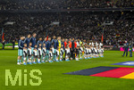 30.03.2026, Fussball Freundschafts-Länderspiele 2.Spieltag, Deutschland - Ghana, in der MHP-Arena Stuttgart (Deutschland). Aufstellung der Mannschaften zur Hymne.