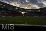 30.03.2026, Fussball Freundschafts-Länderspiele 2.Spieltag, Deutschland - Ghana, in der MHP-Arena Stuttgart (Deutschland). Vor dem Spiel ist das Stadion noch leer. der Himmel schaut bedrohlich aus.
