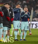 30.03.2026, Fussball Freundschafts-Länderspiele 2.Spieltag, Deutschland - Ghana, in der MHP-Arena Stuttgart (Deutschland). Nach dem Spiel, v.lI. Leroy Sane (Deutschland), Lennart Karl (Deutschland) 