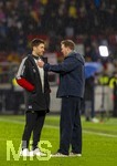 30.03.2026, Fussball Freundschafts-Länderspiele 2.Spieltag, Deutschland - Ghana, in der MHP-Arena Stuttgart (Deutschland).  v.l. Co-Trainer Benjamin Glück (Deutschland) und Trainer Julian Nagelsmann (Deutschland) nach dem Spiel auf dem Platz.
