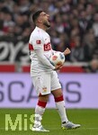 04.04.2026, Fussball 1. Bundesliga 2025/2026, 28.Spieltag, VfB Stuttgart - Borussia Dortmund, in der MHP-Arena Stuttgart, Deniz Undav (Stuttgart) ärgert sich.
 

