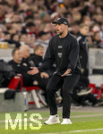 04.04.2026, Fussball 1. Bundesliga 2025/2026, 28.Spieltag, VfB Stuttgart - Borussia Dortmund, in der MHP-Arena Stuttgart, Trainer Sebastian Hoeneß (Stuttgart) in Rage 