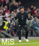 04.04.2026, Fussball 1. Bundesliga 2025/2026, 28.Spieltag, VfB Stuttgart - Borussia Dortmund, in der MHP-Arena Stuttgart, Trainer Sebastian Hoeneß (Stuttgart) in Rage 