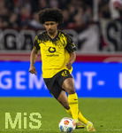 04.04.2026, Fussball 1. Bundesliga 2025/2026, 28.Spieltag, VfB Stuttgart - Borussia Dortmund, in der MHP-Arena Stuttgart, Karim Adeyemi (Borussia Dortmund) am Ball 