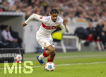 04.04.2026, Fussball 1. Bundesliga 2025/2026, 28.Spieltag, VfB Stuttgart - Borussia Dortmund, in der MHP-Arena Stuttgart, Lorenz Assignon (Stuttgart) am Ball 