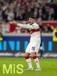 04.04.2026, Fussball 1. Bundesliga 2025/2026, 28.Spieltag, VfB Stuttgart - Borussia Dortmund, in der MHP-Arena Stuttgart, Deniz Undav (Stuttgart) in Rage 