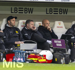 04.04.2026, Fussball 1. Bundesliga 2025/2026, 28.Spieltag, VfB Stuttgart - Borussia Dortmund, in der MHP-Arena Stuttgart,  Sportdirektor Ole Book (re, Borussia Dortmund),
 