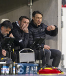 04.04.2026, Fussball 1. Bundesliga 2025/2026, 28.Spieltag, VfB Stuttgart - Borussia Dortmund, in der MHP-Arena Stuttgart, re: Trainer Niko Kovac (Borussia Dortmund) mit seinem Bruder Robert Kovac (Co-Trainer Dortmund)