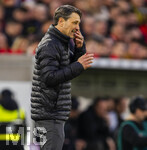 04.04.2026, Fussball 1. Bundesliga 2025/2026, 28.Spieltag, VfB Stuttgart - Borussia Dortmund, in der MHP-Arena Stuttgart, Trainer Niko Kovac (Borussia Dortmund) nachdenklich 