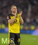 04.04.2026, Fussball 1. Bundesliga 2025/2026, 28.Spieltag, VfB Stuttgart - Borussia Dortmund, in der MHP-Arena Stuttgart, Julian Ryerson (Borussia Dortmund) 