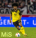 04.04.2026, Fussball 1. Bundesliga 2025/2026, 28.Spieltag, VfB Stuttgart - Borussia Dortmund, in der MHP-Arena Stuttgart, Karim Adeyemi (Borussia Dortmund) am Ball 