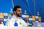06.04.2026,  Fussball UEFA Championsleague 2025/2026: Vor dem Viertelfinale, Real Madrid - FC Bayern München, Am Vortag des Spieles Pressekonferenz von Real Madrid im Estadio Bernabeu in Madrid (Spanien),  Trainer Alvaro Arbeloa (Real Madrid) bei der PK vor den Journalisten.
  
