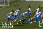 06.04.2026,  Fussball UEFA Championsleague 2025/2026: Vor dem Viertelfinale, Real Madrid - FC Bayern München, Am Vortag des Spieles Trainingsession Real Madrid in Madrid (Spanien),  Kylian Mbappe,  Vinicius Junior (Real Madrid) 
  
