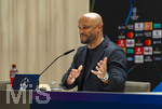 06.04.2026,  Fussball UEFA Championsleague 2025/2026: Vor dem Viertelfinale, Real Madrid - FC Bayern München, Am Vortag des Spieles die Pressekonferenz des FC Bayern in Madrid, Trainer Vincent Kompany (FC Bayern München) 