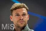 06.04.2026,  Fussball UEFA Championsleague 2025/2026: Vor dem Viertelfinale, Real Madrid - FC Bayern München, Am Vortag des Spieles die Pressekonferenz des FC Bayern in Madrid, Joshua Kimmich (Deutschland) 