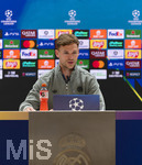 06.04.2026,  Fussball UEFA Championsleague 2025/2026: Vor dem Viertelfinale, Real Madrid - FC Bayern München, Am Vortag des Spieles die Pressekonferenz des FC Bayern in Madrid, Joshua Kimmich (Deutschland) 